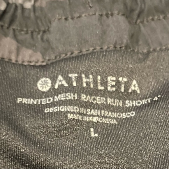 ATHLETA MESH RACER RUN MID RISE 4 SHORT - Picture 10 of 10